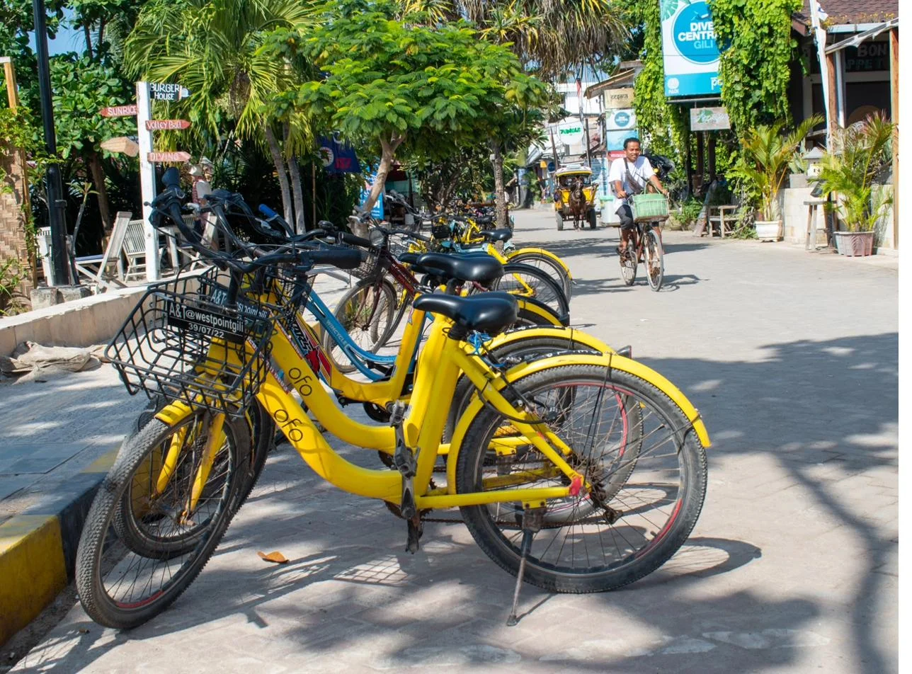 Bikes on Gili T