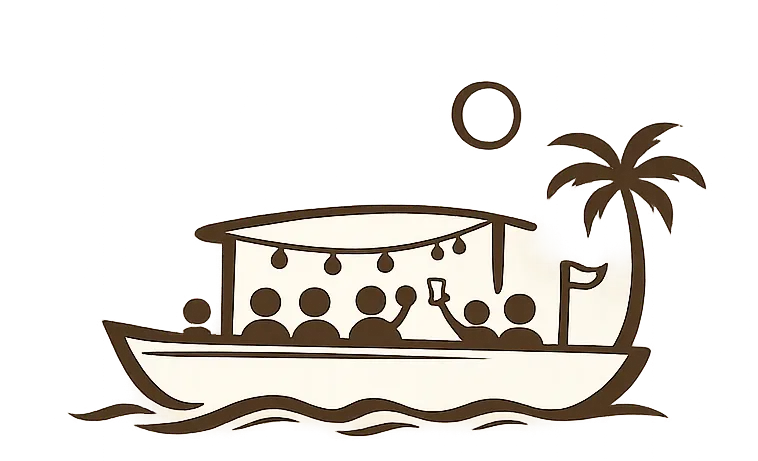 Boat party in the Gili Islands
