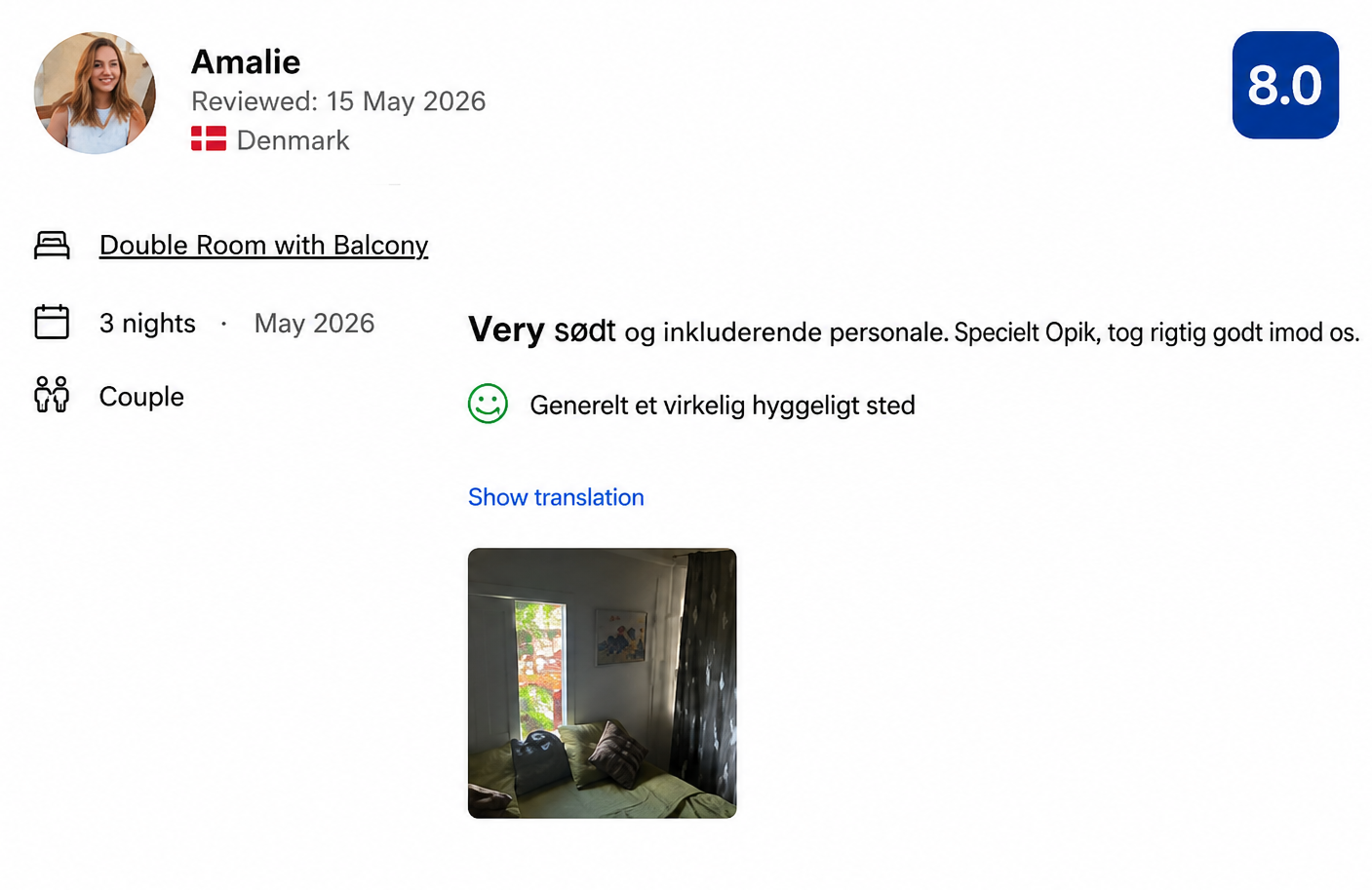 Guest review