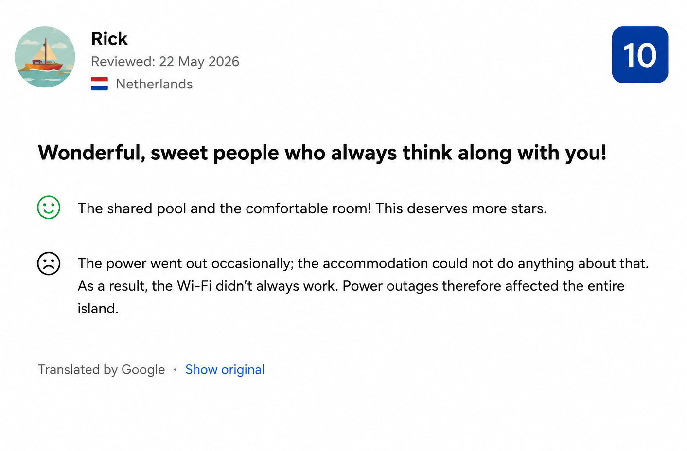 Guest review